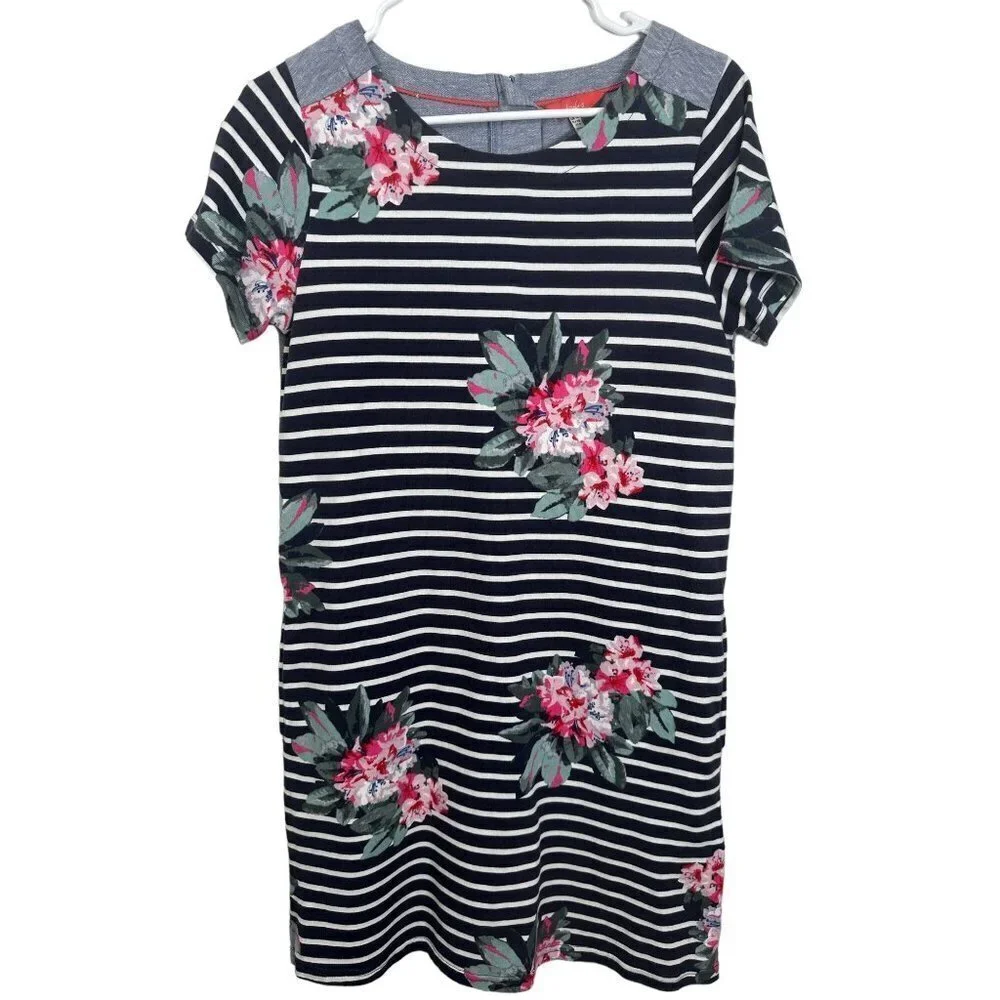 Joules‎ Imelda Shift floral and denim dress, size 6